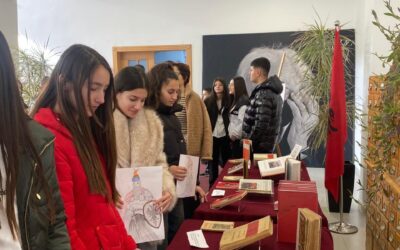 Momente nga ekspozita me nxënësit e shkollës 9-vjeçare “Liri Gero”